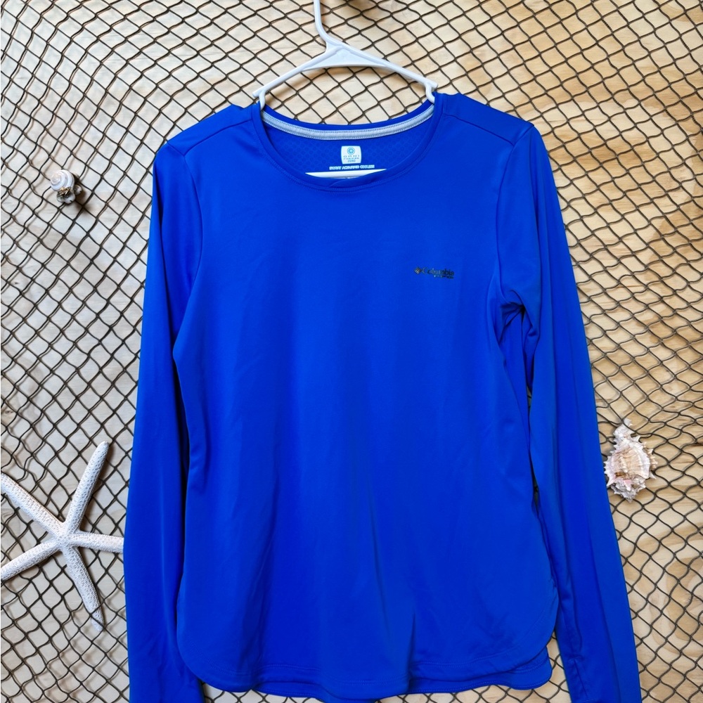 Columbia Vibrant Blue Active Top